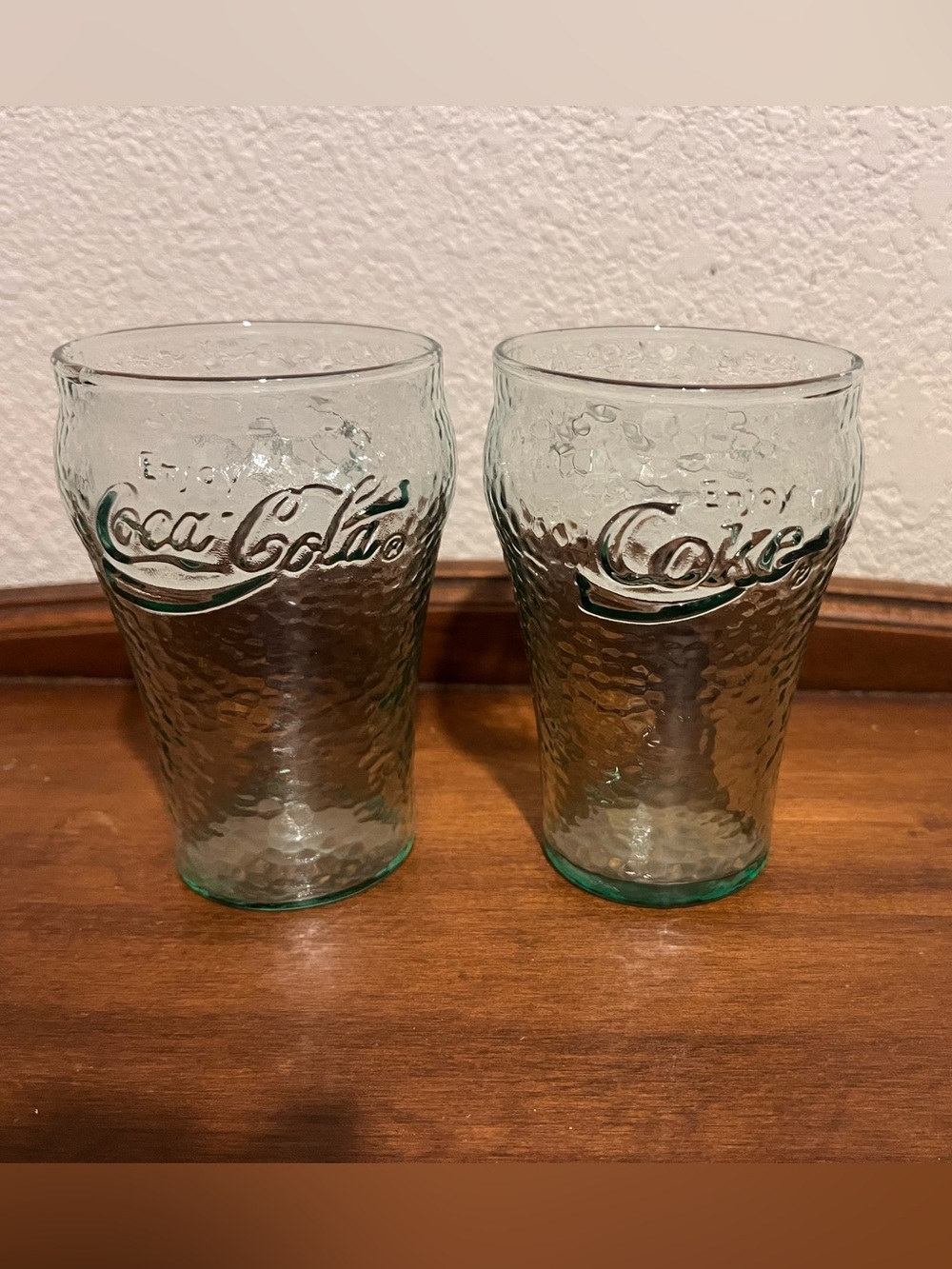Set of 2 Mini Vintage Coca Cola Glasses